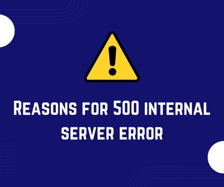 Reasons for 500 Internal Server Error in WordPress